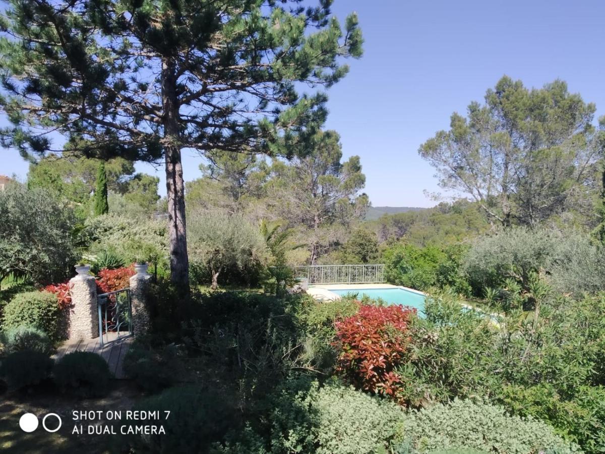 Proche Uzes Petit Gite Avec Grande Cuisine D'Ete Et Piscine Saint-Siffret Екстер'єр фото