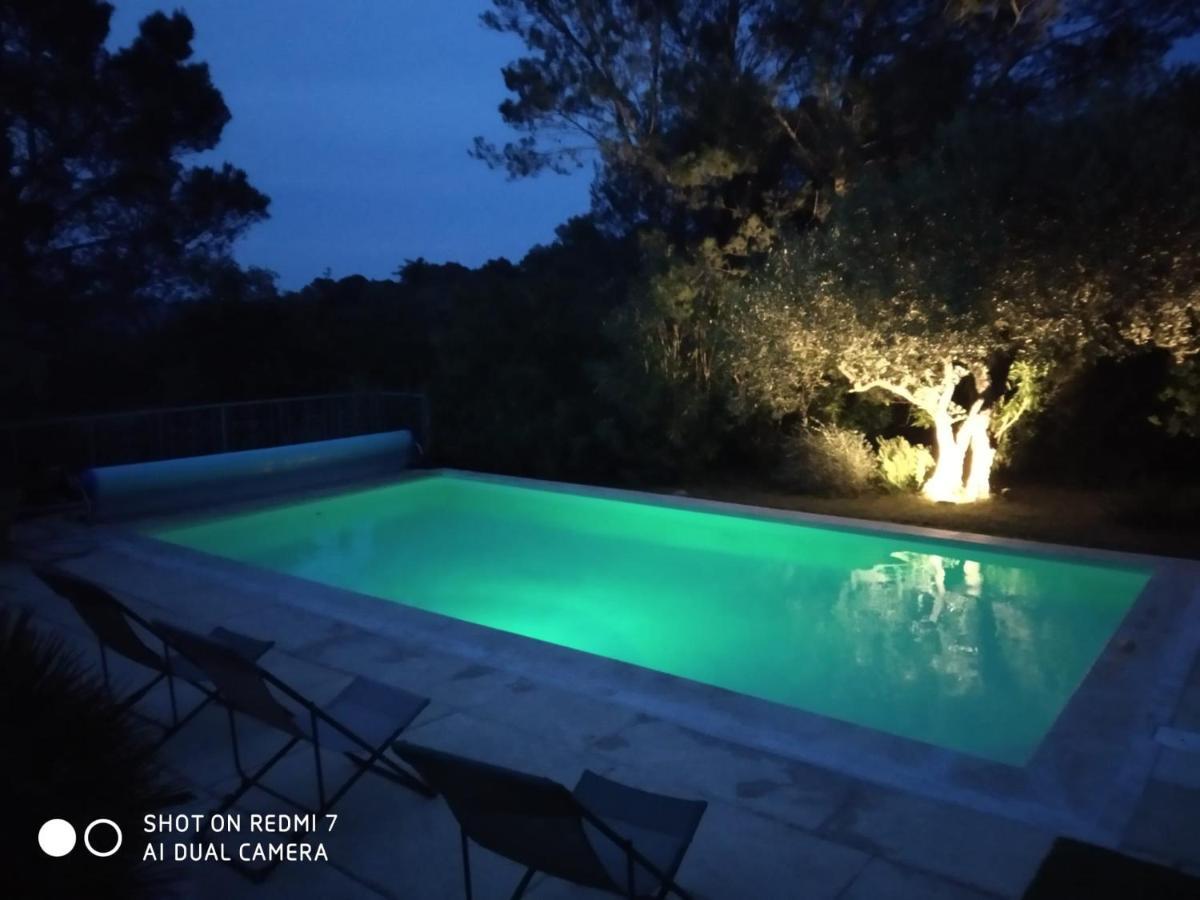 Proche Uzes Petit Gite Avec Grande Cuisine D'Ete Et Piscine Saint-Siffret Екстер'єр фото